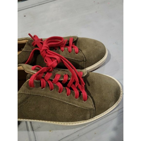 Hush puppies mens shoes Olive Suede no box size 10 - Picture 2 of 6